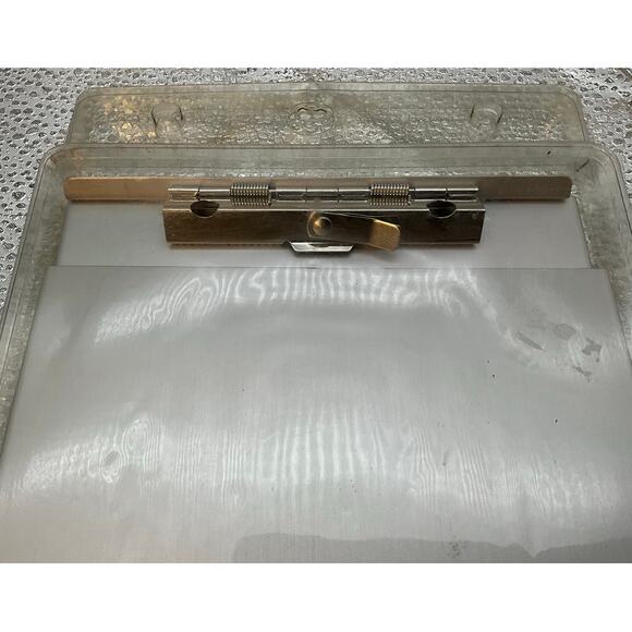 Adams Snapak Aluminum Top-Open Forms Folder 3/8" Clip 5 2/3 x 9 1/2 Sheets AFH10 - Picture 5 of 5